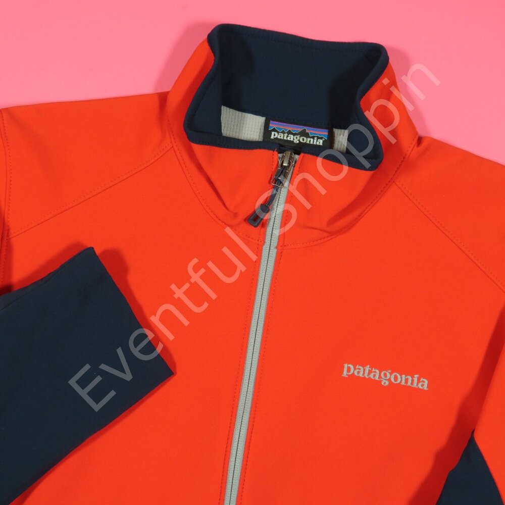 Patagonia Jacket Mens M Red Adze Hybrid Softshell Full Zip